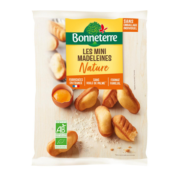 Visuel 1 du produit Mini madeleines bio Bonneterre - 400 g