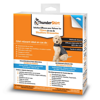 Visuel 1 du produit Gilet relaxant pour chien coloris gris ThunderShirt - Taille XS