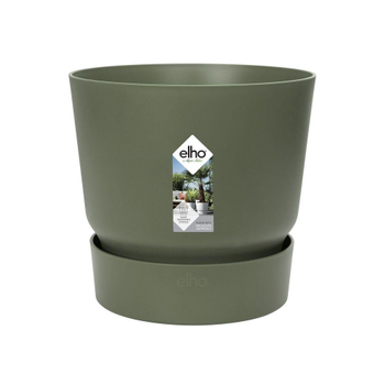 Visuel 1 du produit Pot Greenville rond de 7,6 L coloris vert Ø 25 x H 23 cm