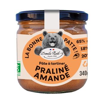 Visuel 1 du produit Pâte à tartiner bio praliné amande Émile Noël La bonne patte - 340 g
