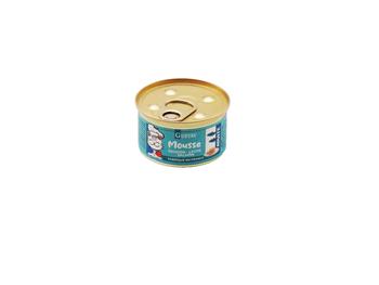 Visuel 1 du produit Pâtée pour chat adulte mousse de saumon Bubimex Gustav - 85 g