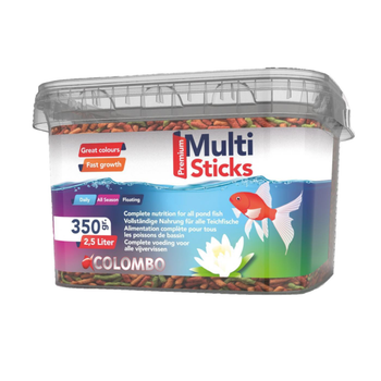 Visuel 1 du produit Sticks poissons de Bassin - COLOMBO Multi Sticks 17-20mm - 2,5L, 350g