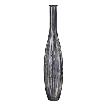 Visuel 1 du produit Vase haut Palermo en verre recyclé noir Edelman Hollande - Ø 20 x 100 cm