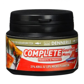 Visuel 1 du produit Nourriture complète pour poissons, gourmet, DENNERLE - contenance de 42g, 100ml
