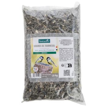 Visuel 1 du produit Graines de tournesol avec granulés aux insectes botanic® - 1,8 kg