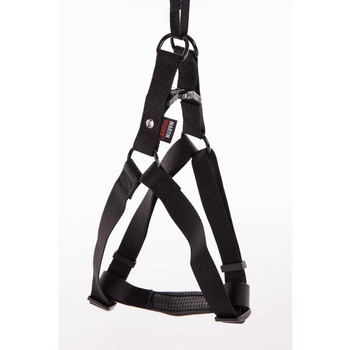 Visuel 1 du produit Harnais baudrier réglable noir pour chien - 2x50/70 cm