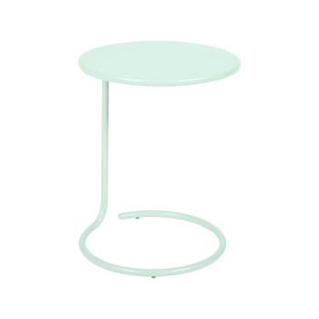 Visuel 1 du produit Table basse déportée Coolside coloris vert en acier Fermob - Ø 42 x 53 cm