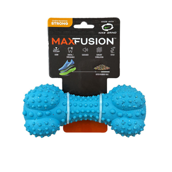 Visuel 1 du produit Jouet pour chien en caoutchouc naturel et Nike Grind coloris bleu os Max Fusion - Taille L