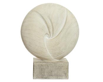 Visuel 1 du produit Statue ronde en fibre argile coloris blanc cassé Decoris - 51 x 25 x 64,5 cm