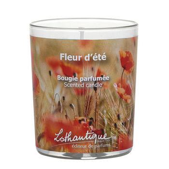 Visuel 1 du produit Bougie parfumée senteur fleur d'été Lothantique - 160 g