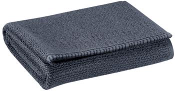 Visuel 1 du produit Serviette de toilette en coton coloris ombre Vivaraise Bora - 100 x 50 cm