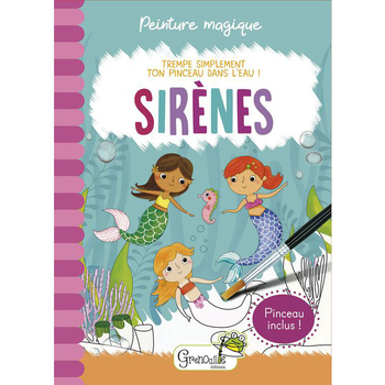 Visuel 1 du produit Peinture magique - Sirènes. Editions Grenouille