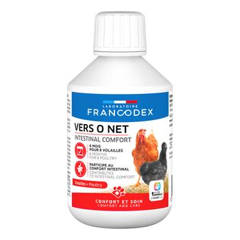 Visuel 1 du produit Vers O net pour volaille en flacon blanc de 250 ml