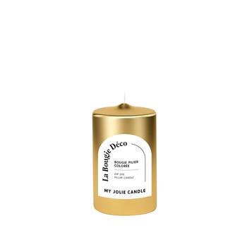 Visuel 1 du produit Bougie pilier en cire dorée Maison Berger petit modèle - Ø 6 x H 10 cm