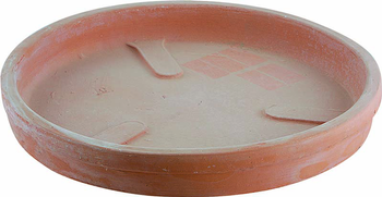 Visuel 1 du produit Soucoupe ronde en terre cuite Anticomestiere - Ø 17 cm