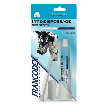 Visuel 1 du produit Kit de brossage des dents pour chiens