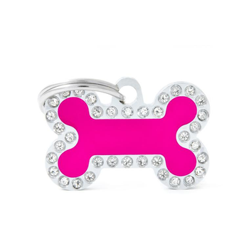 Visuel 1 du produit Médaille glam petit os rose