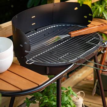 Visuel 2 du produit Barbecue à charbon Mini chef tube rond 2 tablettes - 101 x 56 x 89 cm