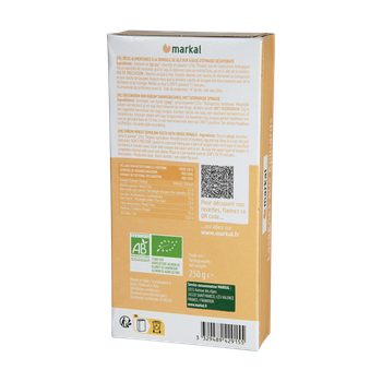 Visuel 1 du produit Lasagnes aux épinards bio Markal - 250 g