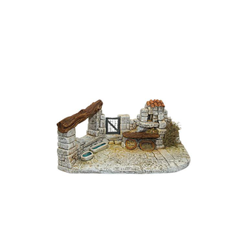 Visuel 1 du produit Accessoire de crèche de Noël poulailler Santons Escoffier - 26 x 13 x 12 cm