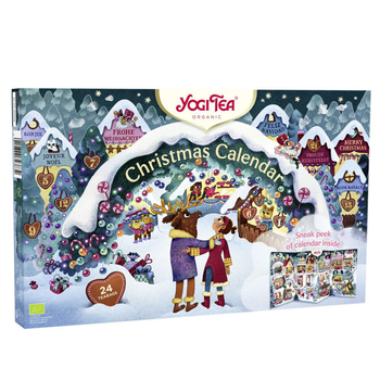 Visuel 1 du produit Calendrier de l'Avent infusions bio Yogi Tea - 33 x 21 cm
