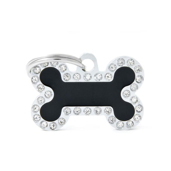 Visuel 1 du produit Médaille glam petit os noir