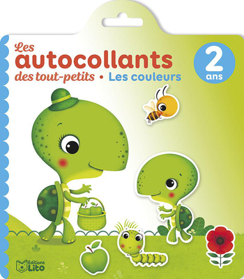 Visuel 1 du produit Livre d’autocollants "Le jardin" aux Éditions Lito collection Les autocollants des tout petits 2 ans