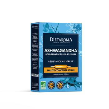 Visuel 1 du produit Ashwagandha et bourgeons DIETAROMA - 20 ampoules