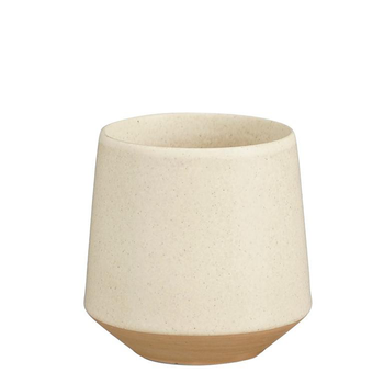 Visuel 1 du produit Gobelet en grès crème Nika - Ø 7 x H 8 cm
