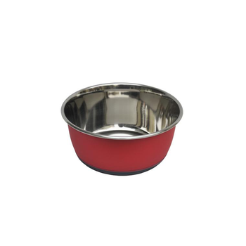 Visuel 1 du produit Gamelle pour chien et chat coloris rouge mat en inox Tyrol – 500 ml