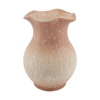 Visuel 1 du produit Vase en terre cuite coloris antique rose - Ø 19 x H 26 cm