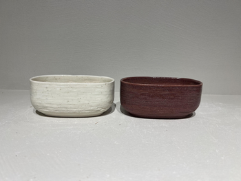 Visuel 1 du produit Jardinière duo coloris multicolore en céramique - 13,7 x 7,5 x 6 cm