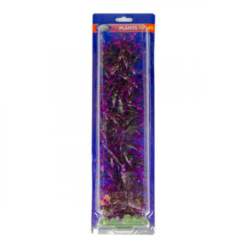 Visuel 1 du produit Plante artificielle violette pour aquarium, AQUA NOVA - 40cm de hauteur