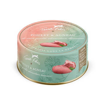 Visuel 1 du produit Pâtée pour chat poulet agneau Terra Felis - 80 g