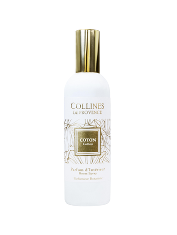 Visuel 1 du produit Parfum d’intérieur blanc Collines de Provence Fleurs & Ecorces coton - 100 ml