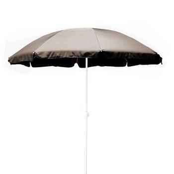 Visuel 1 du produit Parasol coloris beige en polyester 160 g - Ø 180 cm