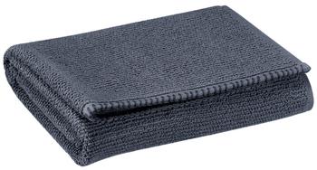 Visuel 1 du produit Serviette invité en coton coloris ombre Vivaraise Bora - 50 x 30 cm