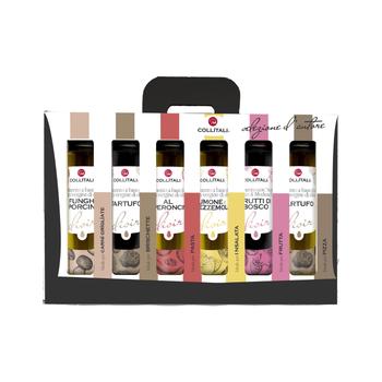 Visuel 1 du produit Coffret de 6 huiles d’olive extra vierges aromatisées Collitali - 6 x 30 ml