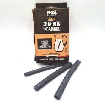 Visuel 1 du produit Charbon de bambou français Khool Bamboo - les 3 bâtons
