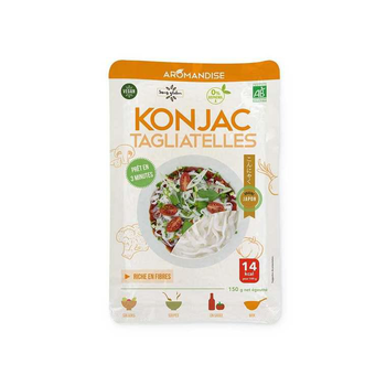 Visuel 1 du produit Tagliatelles de konjac et riz bio Aromandise -150 g