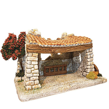 Visuel 1 du produit Crèche Ventabren santons Escoffier - 31 x 17 x 19 cm