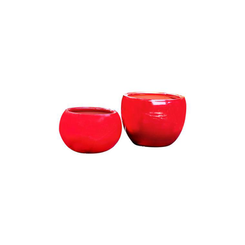 Visuel 1 du produit Pot rouge gamme le lisère Ø 25 cm
