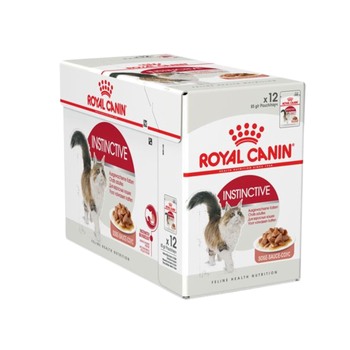 Visuel 1 du produit Pâtées pour chat adulte émincés en sauce Royal Canin Instinctive - 12 x 85 g
