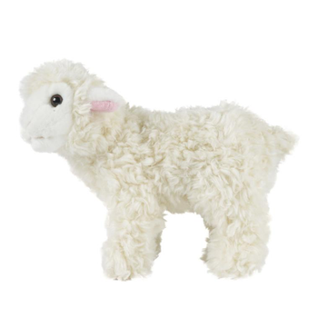 Visuel 1 du produit Petit agneau debout  peluche 20 cm pour tout âge