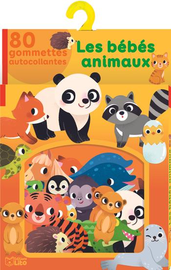 Visuel 1 du produit Livre gommettes autocollantes "Les bébés animaux" aux Éditions Lito