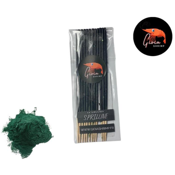 Visuel 1 du produit Lollies à la spiruline bio pour les crevettes d'aquarium Gioiashrimp – sachet de 12