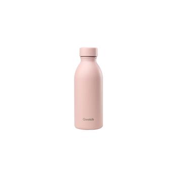 Visuel 1 du produit Bouteille isotherme en inox recyclé Qwetch Icon Matt rose pastel - 500 ml