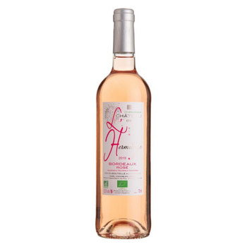 Visuel 1 du produit Vin rosé bio Château de l'Hermitage Bordeaux - 75 cl