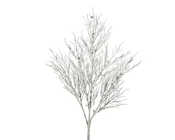 Visuel 1 du produit Branche artificielle enneigée en plastique blanc - 40 x 12 x 10 cm