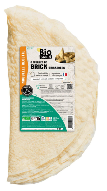 Visuel 1 du produit Feuilles de brick bio x 8 Biobleud - 136 g
